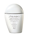 An oil-free daily protector with UVA/UVB Broad Spectrum Protection. Protects against three major causes of skin cell damage: UV rays, oxidation and over-production of sebum. This ultra-light formulation spreads smoothly and contains mineral powders and herbal extracts to maintain a pore- and shine-free finish.- Formulated with Shiseido's highly effective, multi-defense sun protection system and advanced skincare ingredients, which prevent damage and free radical production.- Suitable for oily skin types.