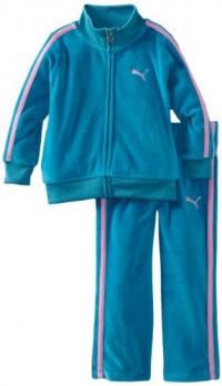 Puma - Kids Girls 2-6X Toddler Velour Set, Carribean Sea, 3T Puma - Kids Girls 2-6X Toddler Velour Set, Carribean Sea, 3T