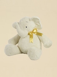 Soft and lovable, this shaggy jumbo elephant has embroidered facial features. Cohair polyester Extra large, 36 Imported Recommended for all ages Soft and lovable, this shaggy jumbo elephant has embroidered facial features. Cohair polyester Extra large, 36 Imported Recommended for all ages