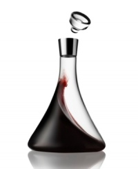 Designed specifically for aerating wines, Menu's wine decanter is a must have. Its broad base allows for maximum aeration and the dripless pourer's stainless steel rim comes off to avoid build up and bacterial growth. Plus, its striking silhouette will command attention whenever you entertain at home.