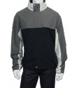 Nautica Men's Black Color Block Bomber Jacket