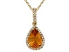 Genuine Citrine Pendant by Effy Collection® LIFETIME WARRANTY