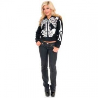 Skeleton Hoodie (Female) Adult Costume Skeleton Hoodie (Female) Adult Costume