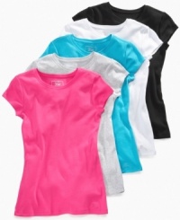 Complement her beautiful look with one of these adorable basic tees from So Jenni. Complement her beautiful look with one of these adorable basic tees from So Jenni.