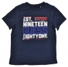 GUESS Boys Midnight Vision Pacific Coast Div. T-Shirt (5/6, Marine Navy)