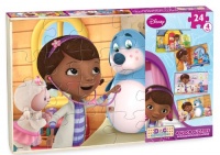 Doc McStuffins Wood Puzzle, 4 Pack Box Doc McStuffins Wood Puzzle, 4 Pack Box