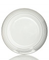Bands of platinum go round and round on Charter Club's Infinity dinner plates for a look of timeless splendor. Simply brilliant in lustrous white porcelain, they make any occasion special. (Clearance)