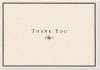 Black and Cream Thank You Cards