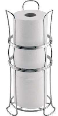InterDesign York Lyra Roll Reserve 3, Chrome InterDesign York Lyra Roll Reserve 3, Chrome