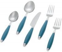 Fiesta Peacock 5-Piece Flatware Set, Service for 1 Fiesta Peacock 5-Piece Flatware Set, Service for 1