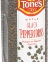 Tone's Whole Black Peppercorns - 19.5 oz shaker