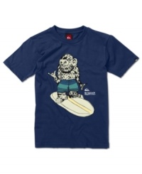 Your little monkey will go bananas for this sweet surf graphic tee by Quiksilver. Your little monkey will go bananas for this sweet surf graphic tee by Quiksilver.