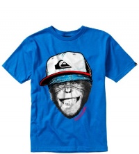 Quiksilver Monkey Business T-Shirt - Short-Sleeve - Little Boys' Blue Velvet, S Quiksilver Monkey Business T-Shirt - Short-Sleeve - Little Boys' Blue Velvet, S
