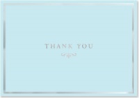 Blue Elegance Thank You Notes (Stationery, Note Cards)