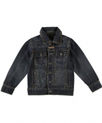 Sean John Smooth Moves Denim Jacket (Sizes 4 - 7) - rust, 7