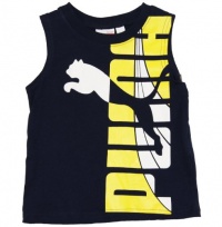 Toddler Boys Navy Blue Active Life Style Tank Tee/T-Shirt/Top - Puma 2T Toddler Boys Navy Blue Active Life Style Tank Tee/T-Shirt/Top - Puma 2T