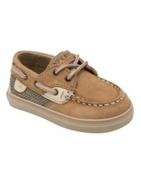 Baby's first boat shoes! These darling Sperry Topsider prewalkers are hand sewn for an extra-special touch. Baby's first boat shoes! These darling Sperry Topsider prewalkers are hand sewn for an extra-special touch.