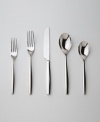 Like tall reeds, this flatware set is crafted with slim, elongated handles for an artful edge. Designed by Lou Henry for Nambé place settings.