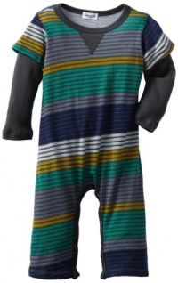Splendid Littles Baby-Boys Newborn Camden Stripe Playsuit, Military, 3-6 Months Splendid Littles Baby-Boys Newborn Camden Stripe Playsuit, Military, 3-6 Months