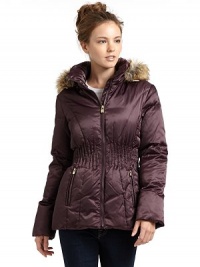 THE LOOKStand collarRemovable zip-out hood with faux fur trimCinched waistDual zip pocketsTHE FITAbout 26 from shoulder to hemTHE MATERIALPolyesterFill: down/feathersFaux fur trim: acrylic/polyester/modacrylicFully linedCARE & ORIGINDry cleanImportedModel shown is 5'9 (175cm) wearing US size Small. THE LOOKStand collarRemovable zip-out hood with faux fur trimCinched waistDual zip pocketsTHE FITAbout 26 from shoulder to hemTHE MATERIALPolyesterFill: down/feathersFaux fur trim: acrylic/polyester/modacrylicFully linedCARE & ORIGINDry cleanImportedModel shown is 5'9 (175cm) wearing US size Small.