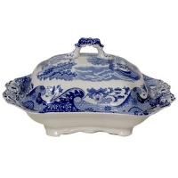 Spode Blue Italian Vegetable Dish and Cover Spode Blue Italian Vegetable Dish and Cover