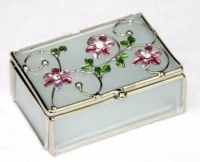 StealStreet SS-A-38090 Floral Decoration Jewelry Box, Pink StealStreet SS-A-38090 Floral Decoration Jewelry Box, Pink