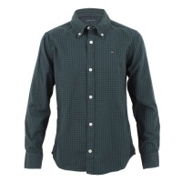 Tommy Hilfiger Boys (age 9-16) Penn Gingham Shirt Green Age 12 Tommy Hilfiger Boys (age 9-16) Penn Gingham Shirt Green Age 12