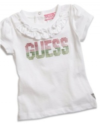 GUESS Kids Girls GUESS Kids Girls Logo Tee (12 - 24m), WHITE (18M) GUESS Kids Girls GUESS Kids Girls Logo Tee (12 - 24m), WHITE (18M)