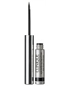 Draws a dramatic line in one fluid stroke. Fast-drying liquid liner flows on with ease for intense, precise colour. Water-resistant formula stays comfortable, wears long and true. Suitable for contact lens wearers. Ophthalmologist Tested.