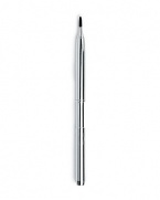 The flat, tapered shape of this brush allows precise application. Its long handle makes it easy to use and convenient for purse portability.
