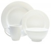 Waechtersbach Fun Factory II White 4-Piece Dinnerware Set, Service for One