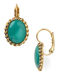 Delight in kate spade new york's take on nautical style. Of course, these beauties are oh so ship shape cast in plated gold and accented by colored stones.