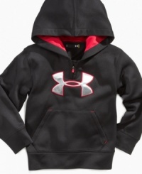 He'll be working the field in style and comfort with this sweet Under Armour hoodie. He'll be working the field in style and comfort with this sweet Under Armour hoodie.