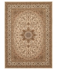 An intricately complex Persian-inspired design in crisp tones creates a captivating accent in the Princeton area rug from Kenneth Mink. Crafted for supreme durability with an ultra-soft finish. An intricately complex Persian-inspired design in crisp tones creates a captivating accent in the Princeton area rug from Kenneth Mink. Crafted for supreme durability with an ultra-soft finish.