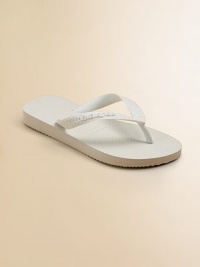 Everyone's favorite waterproof sandal is now kid-sized and ready for play. Rubber Imported Everyone's favorite waterproof sandal is now kid-sized and ready for play. Rubber Imported