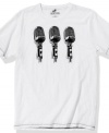 Speak up with some amplified style wearing this t-shirt from Kenneth Cole Reaction.