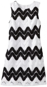 KC Parker Girls 7-16 Zig Zag Lace Dress, White, 10 KC Parker Girls 7-16 Zig Zag Lace Dress, White, 10