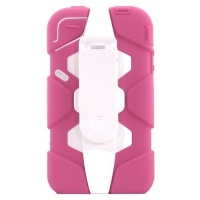 Griffin SURVIVORPK Survivor Case for iPhone 4/4S with Belt Clip, Shatter-Resistant Polycarbonate Frame in Shock A- Retail Packaging-Skin - Retail Packaging - Pink Griffin SURVIVORPK Survivor Case for iPhone 4/4S with Belt Clip, Shatter-Resistant Polycarbonate Frame in Shock A- Retail Packaging-Skin - Retail Packaging - Pink