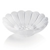 This decorative daisy dish, crafted in satin-finished crystal, makes a cheery addition to a desk or vanity table.