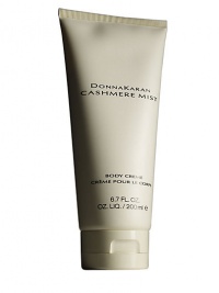 Indulge yourself with this perfect piece of cashmere. This ultra-rich creme for the body leaves skin feeling nourished and velvety soft. Helps improve the texture of dry, flaky skin. Absorbs easily as it seductively scents the body with cashmere mist. Perfect for all skin types, especially those with drier skin. 6.7 oz. Indulge yourself with this perfect piece of cashmere. This ultra-rich creme for the body leaves skin feeling nourished and velvety soft. Helps improve the texture of dry, flaky skin. Absorbs easily as it seductively scents the body with cashmere mist. Perfect for all skin types, especially those with drier skin. 6.7 oz.