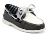 Sperry Top-Sider Women's AO Multi Canvas Shoe,Black/White,6 M US
