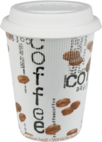 Konitz Coffee Collage 9-Ounce Travel Mugs and Silicon Lid, Assorted Colors, Set of 2 Konitz Coffee Collage 9-Ounce Travel Mugs and Silicon Lid, Assorted Colors, Set of 2