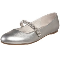 Nina Little Kid/Big Kid Nataly Ballet Flat,Silver Soft Nappa Nappa,6 M US Big Kid Nina Little Kid/Big Kid Nataly Ballet Flat,Silver Soft Nappa Nappa,6 M US Big Kid