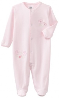 Noa Lily Baby-Girls Newborn Check Footie with Ladybug Embroidery, Pink, 6 Months Noa Lily Baby-Girls Newborn Check Footie with Ladybug Embroidery, Pink, 6 Months
