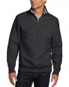 IZOD Men's Long Sleeve Sueded Fleece Zip Sweatshirt