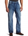7 For All Mankind Men's Austyn Relaxed Straight Leg Jean in Perfectly Worn, Perfectly Worn, 38