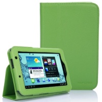 Samsung Galaxy Tab 2 7.0 GT-P3113 Slim Fit Leather Case (Green) with Stand by Supcase -Color Options: Black, Green, Purple, Light Blue, Deep Pink, Sapphire Blue, Deep Blue, Red, Pink, Yellow, White Samsung Galaxy Tab 2 7.0 GT-P3113 Slim Fit Leather Case (Green) with Stand by Supcase -Color Options: Black, Green, Purple, Light Blue, Deep Pink, Sapphire Blue, Deep Blue, Red, Pink, Yellow, White
