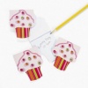 12 Piece Cupcake Jewels Notepad Party Favor Set