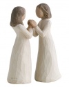 Demdaco Willow Tree Figurine, Sisters by Heart