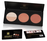 SHANY Cosmetics Amber Peach Contour and Blush Palette for Light and Medium Complexion, 11 Ounce SHANY Cosmetics Amber Peach Contour and Blush Palette for Light and Medium Complexion, 11 Ounce
